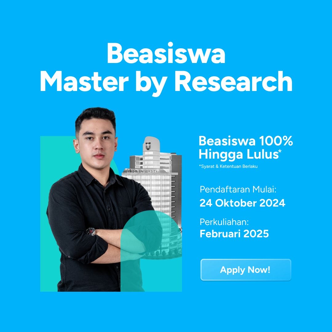 Featured Image Jalur Seleksi Master By Research Batch 2 Telkom University 2025