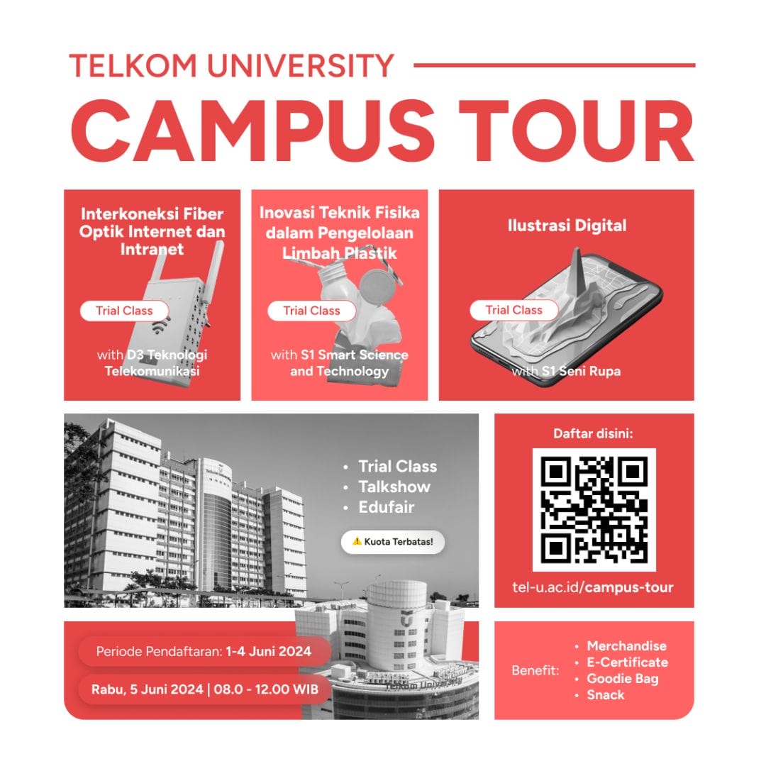 Event Campus Tour Telkom University 2024