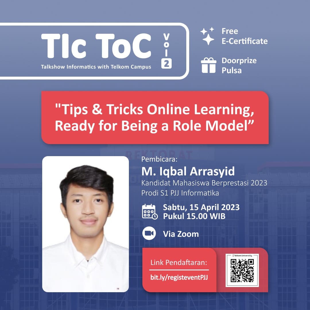 TIcToC Talkshow Informatics with Telkom Campus Vol. 2
