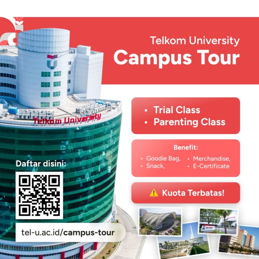 Featured Image Campus Tour Telkom University 2024 Revisi