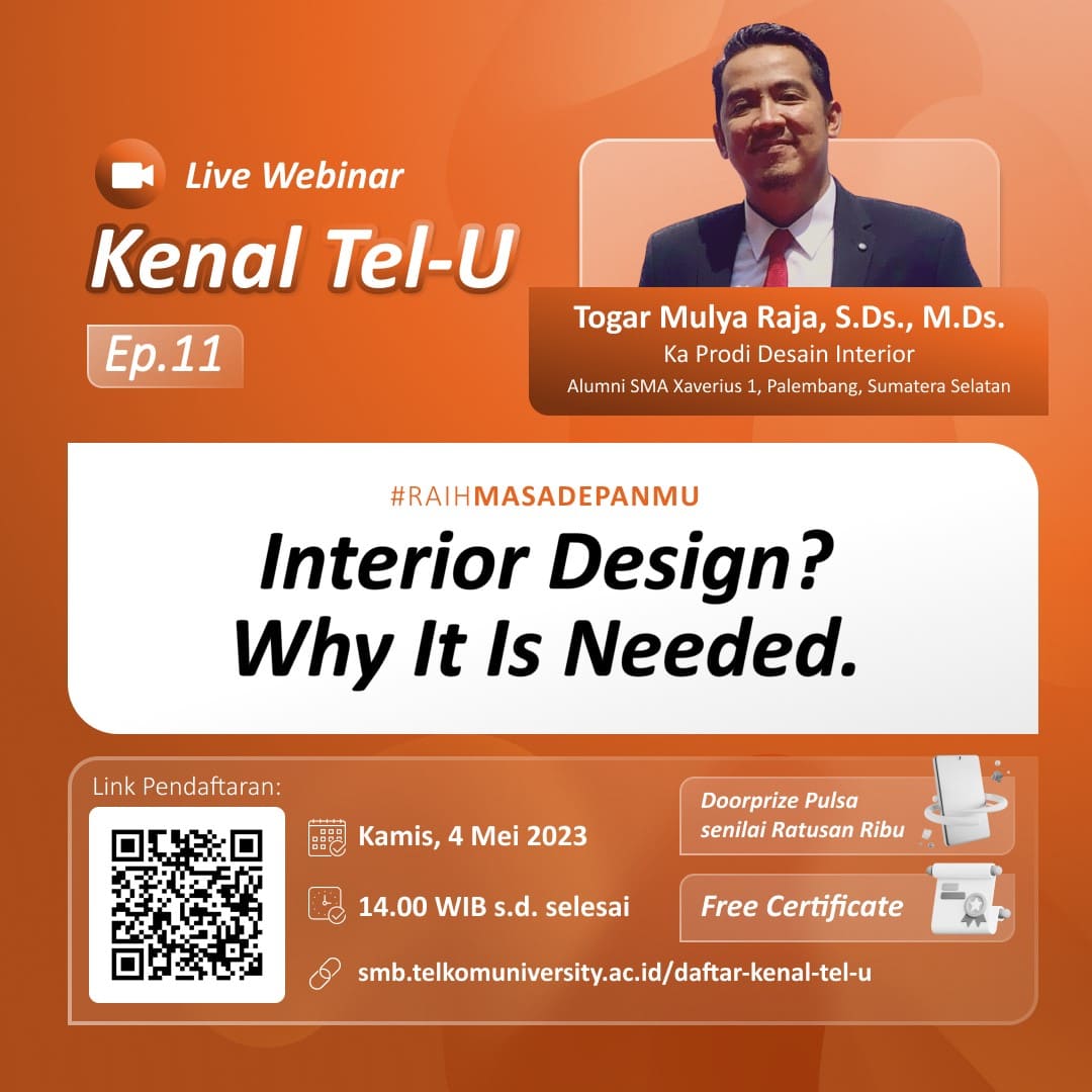 Kenal Tel-U Ep. 11 S1 Desain Interior
