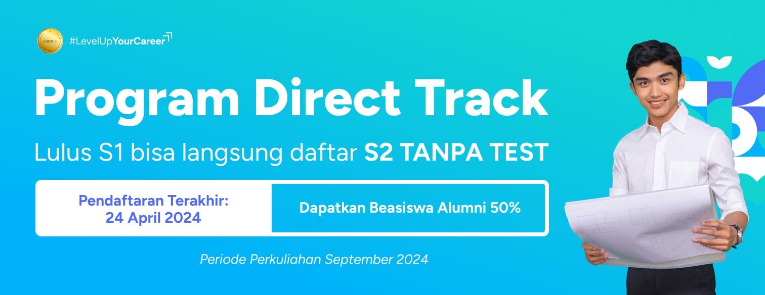 Web Banner Jalur Seleksi Direct Track Pascasarjana Telkom University 2024