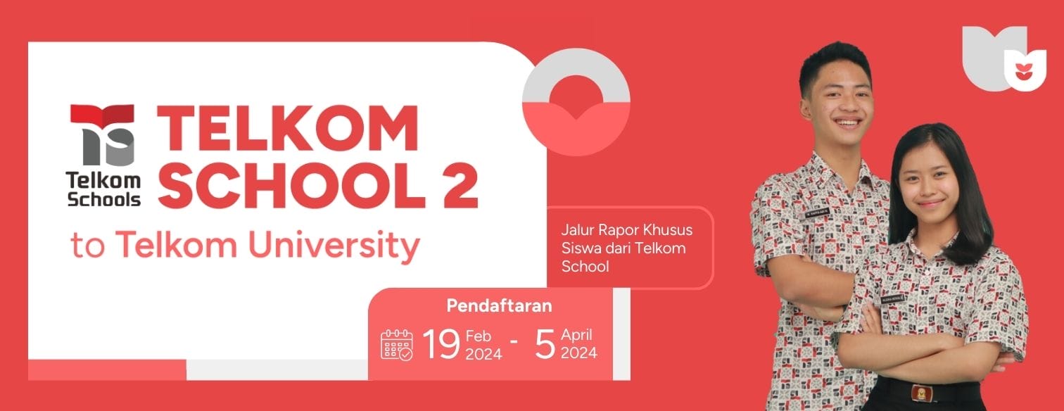 Web Banner Jalur Seleksi Telkom School Telkom University 2024