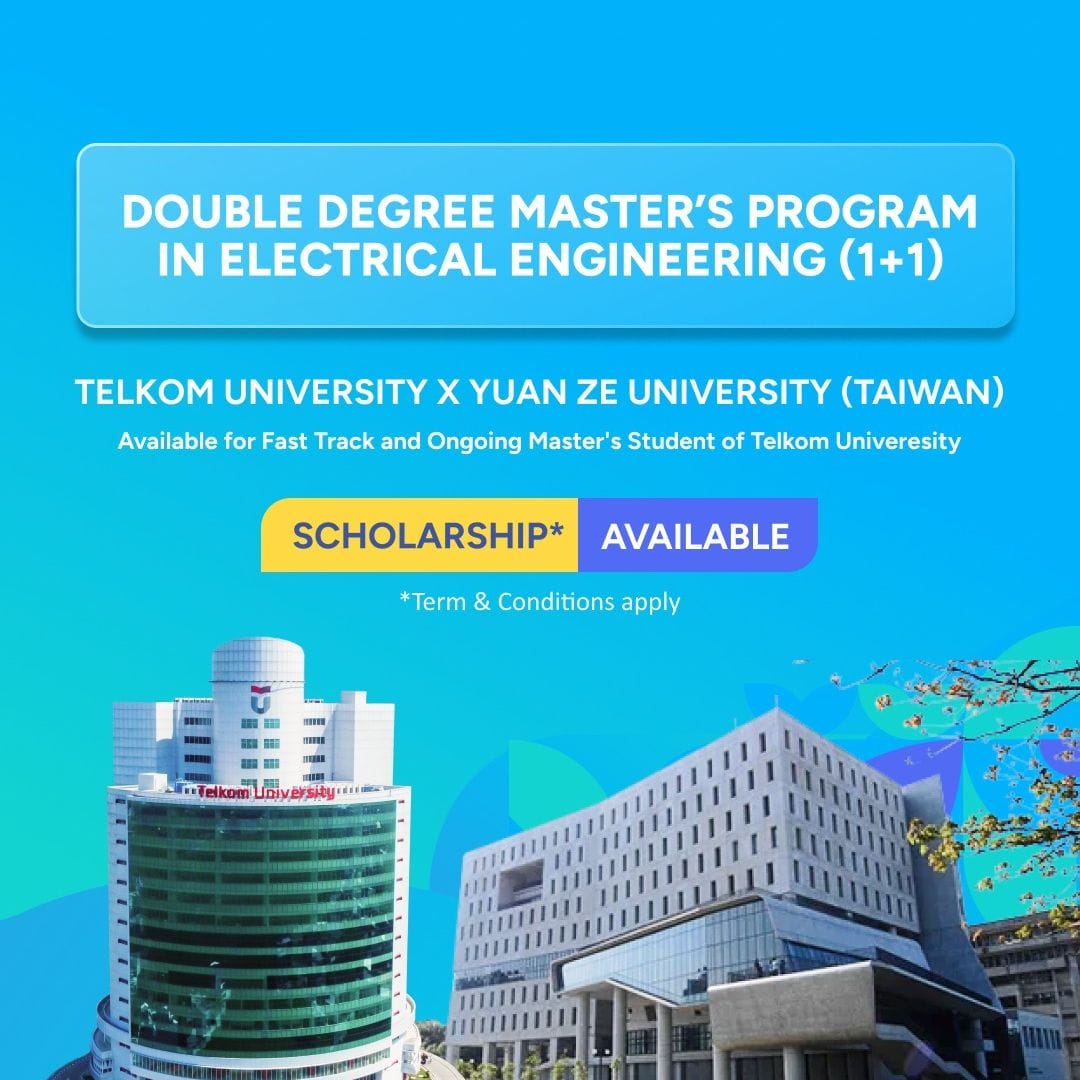 Featured Image Jalur Seleksi Double Degree Yuan Ze X Telkom University 2024